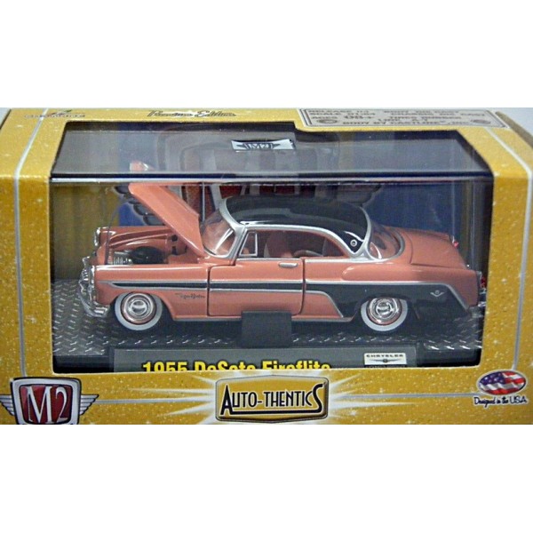 wear on Yellowish Blister is at its Normal Condition Details Like NO Other! M2 Machines by M2 Collectible Auto-Thentics 1957 DeSoto Fireflite 08-53 Light Yellow