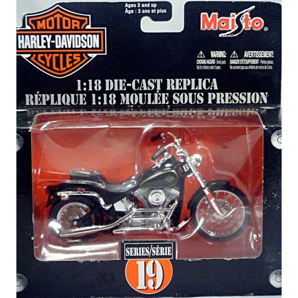 1:18 Maisto Harley Davidson 1984 FXST Softail Bike Motorcycle Model New 