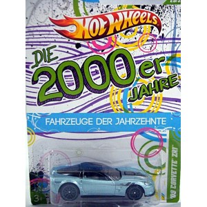 Hot Wheels Cars of the Decades - Rare German Card - Chevrolet Corvette ZR1