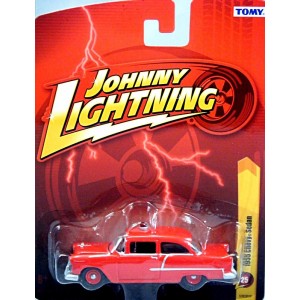 Johnny Lightning - 1955 Chevrolet Bel Air Fire Chief Car