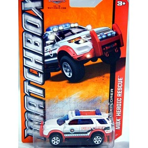 Matchbox - Ford Explorer Fire Chief Truck
