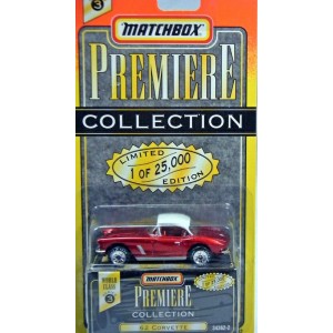 Matchbox 1962 Chevrolet Corvette Premiere Series WC6
