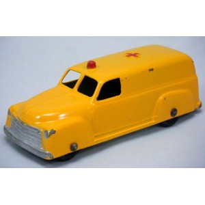 Tootsietoy 1950 Chevy Ambulance with closed rear windows