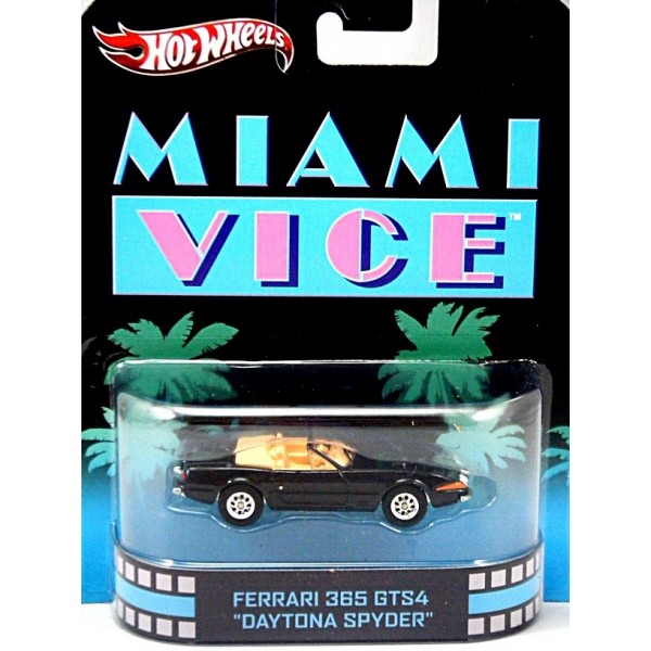 Hot Wheels Nostalgia Series - Don Johnson Miami Vice Ferrari 365 GTS4 Dayto...