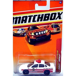 Matchbox Chevrolet Impala Fire Chief Car