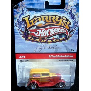 Hot Wheels Larry's Garage Holiday Santa's Delivery 32 Ford Sedan Delivery