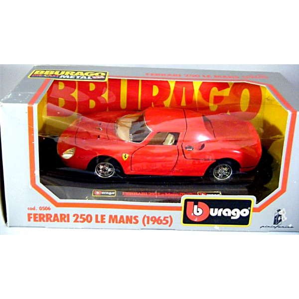 Vooraf Hysterisch graan Bburago 1:24 Scale - 1965 Ferrari 250 Le Mans - Global Diecast Direct
