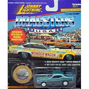 Johnny Lightning Dragsters USA - 1972 Dodge Challenger Funny Car - Color Me Gone