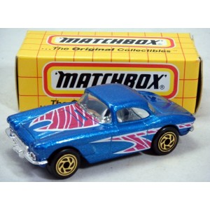 Matchbox 1962 Chverolet Corvette - Gold Wheels