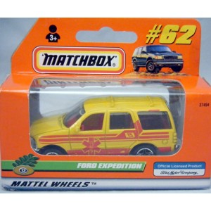 Matchbox Ford Expedition EMT Ambulance - Euro Ed