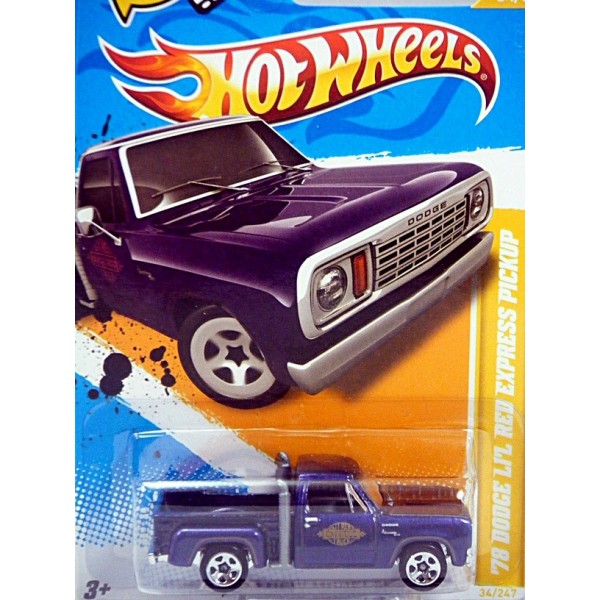 Hot Wheels 2012 New Models series - 1978 Dodge Lil Red Express Pickup Truck...