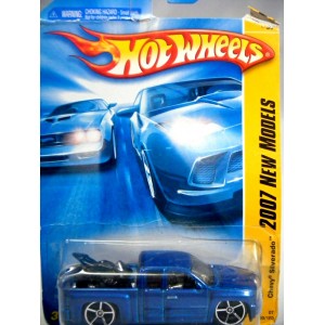 Hot Wheels 2007 New Models - Chevy Silverado with Motorcycle