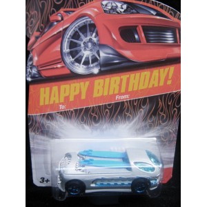 Hot Wheels Happy Birthday Card - Deora II Surf Pickup Truck