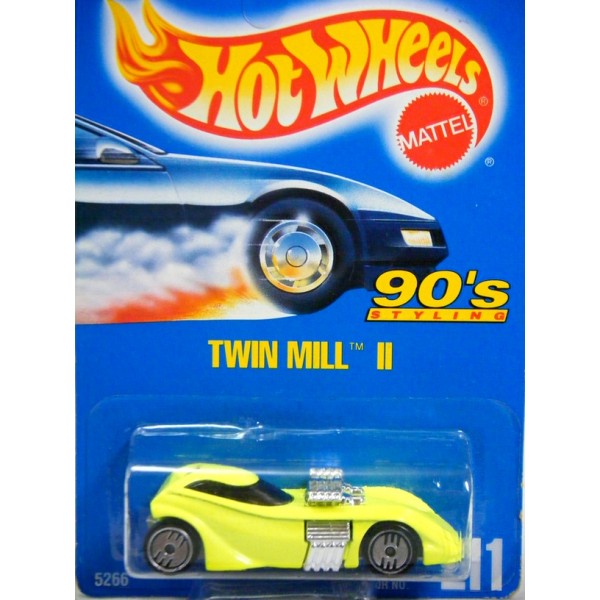 260 Twinmill II Blue Card Ultra Hot Wheels New On Card 1995 Hot Wheels No 