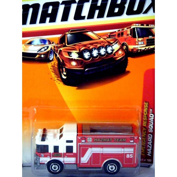 Matchbox Hazard Squad Emergency Response Fire Truck - Global Diecast Direct