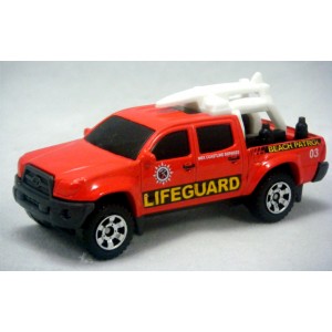 Matchbox - Toyota Tacoma Lifeguard Beach Patrol Pickup