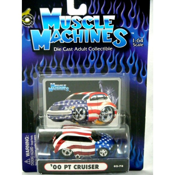 Muscle Machines Chrysler Pt Cruiser Stars And Stripes Global Diecast