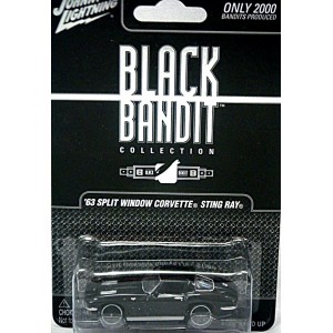 Johnny Lightning - Black Bandit - 1963 Corvette Split Window Corvette