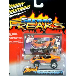 Johnny Lightning Street Freaks 1968 Chevrolet Corvette Coupe