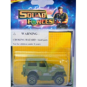 Majorette Squad Force Military Jeep