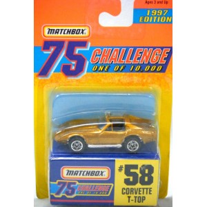 Matchbox Gold Challenge Chevrolet C3 Corvette Coupe