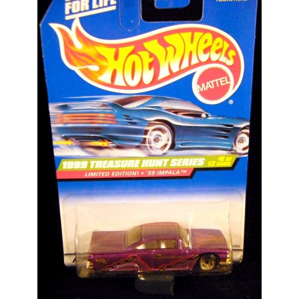 Hot Wheels '58 Impala Treasure Hunts 3/15 53/244 Pink E1 