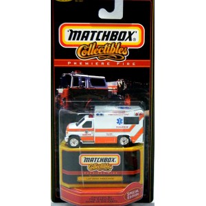 Matchbox Collectibles Premiere Series Las Vegas Fire Dept Ford EMT Ambulance