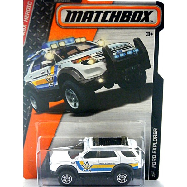 matchbox ford explorer police