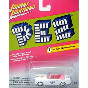 Johnny Lightning PEZ 1965 Ford Mustang Convertible