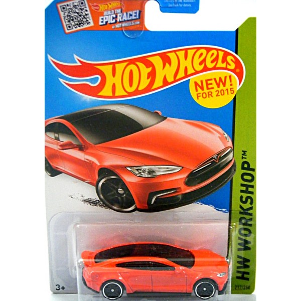 hot wheels tesla model 3 red