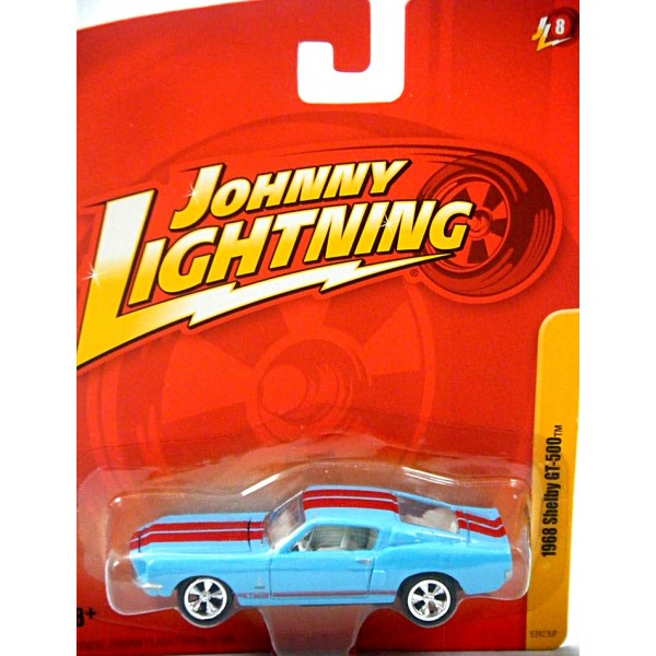 Johnny Lightning 1969 Shelby GT500 Coupe Blue K 