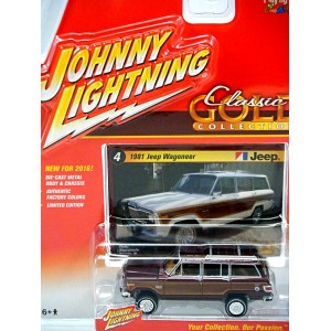 Johnny Lightning R2- Classic Gold - 1981 Jeep Wagoneer