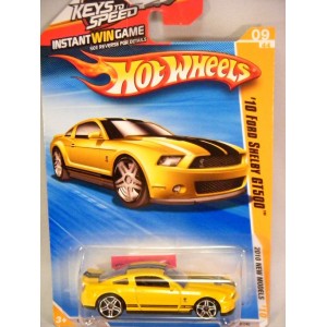 Hot Wheels 2010 New Models Series - Keys to Speed Game Ford Shelby GT-500