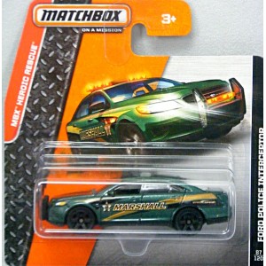Matchbox - Ford Police Interceptor Patrol Car - Marshall Service