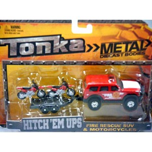 Tonka - Fire Rescue SUV and Motorcycle Set