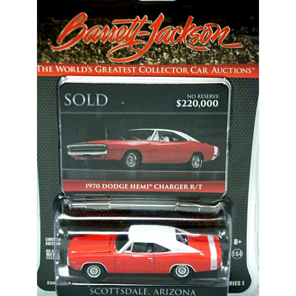 Greenlight Auction Block - 1970 Dodge Hemi Charger R/T - Global Diecast  Direct