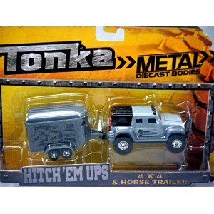 Tonka - Jeep and Horse Trailer Set