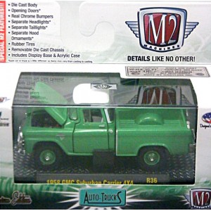M2 Machines - 1958 GMC Suburban Carrier 4x4 Pickup Truck 