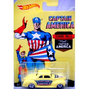 Hot Wheels - Captain America - 1940 Ford Coupe