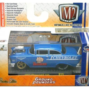 M2 Machines Ground Pounders - 1957 Chevrolet 150 2 Door Post