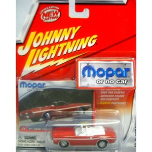Johnny Lightning - MOPAR or no car - 1971 Dodge Challenger Convertible