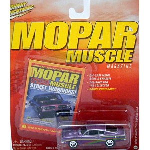 Johnny Lightning 1968 Plymouth Barracuda MOPAR Muscle Magazine