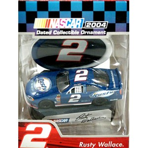 Winners Circle - Rusty Wallace 2003 NASCAR Christmas Ornament