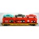 HO Scale Trains - Car Transport with six 1955 Buick Hardtops