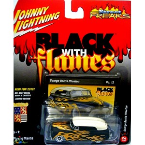 Johnny Lighnting Black with Flames George Barris Custom Merc Lead Sled