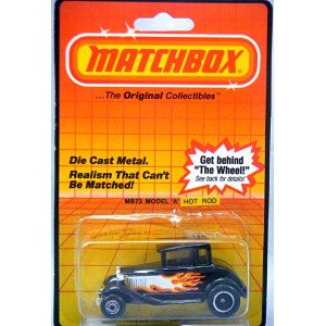Matchbox Model A Ford Hot Rod Transitional Blister