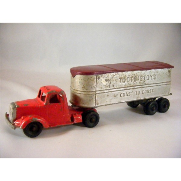 tootsie toy truck and trailer