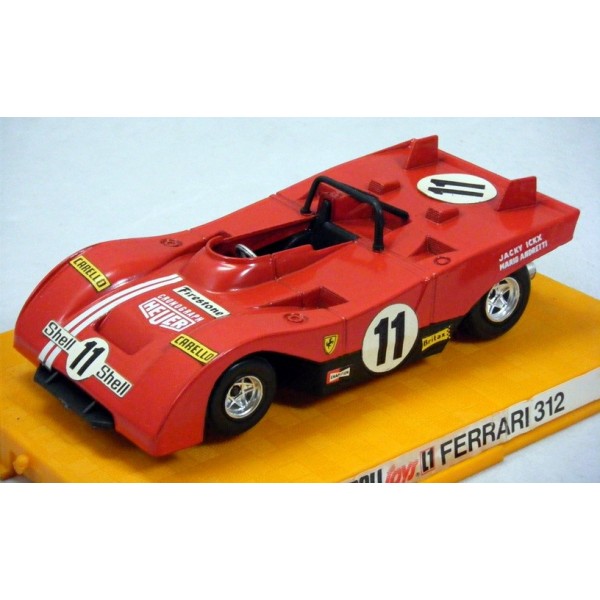 Politoys L1 - Mario Andretti - Jack Ickx Ferrari 312 - Global Diecast ...