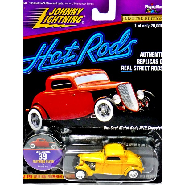 E4 Vintage Johnny Lightning Ad Rods Car