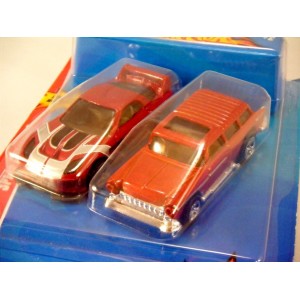 Hot Wheels Speed Challenge set with 55 Chevy Nomad vs Import Tuner
